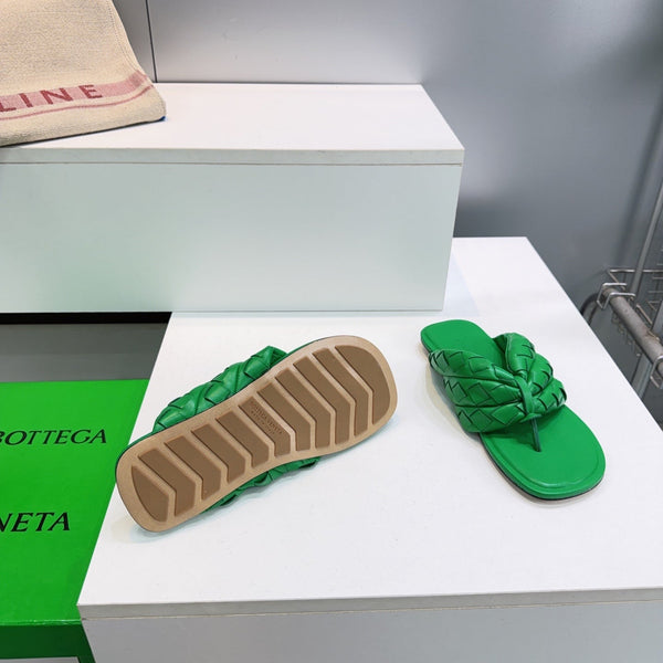 BV 26ss Thong Flip-Flops Green Leather 842948