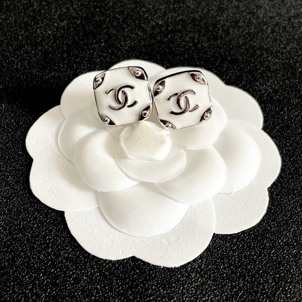 CC Square Stud Earrings 659639