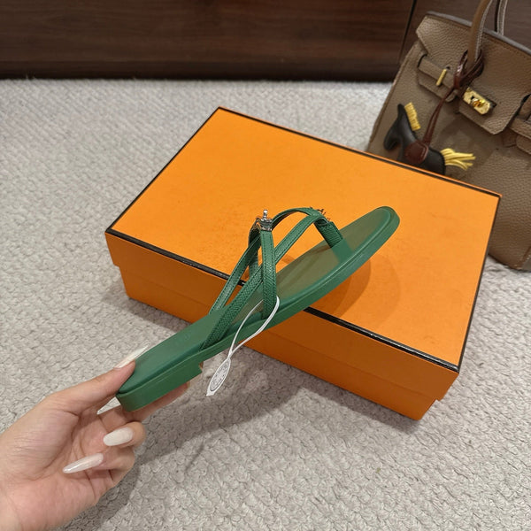 HM Miss Sandal Green in Calfskin 959968