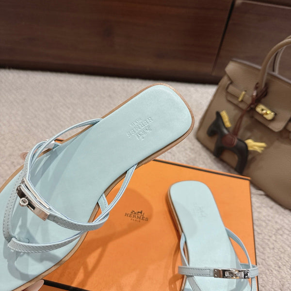 HM Miss Sandal Blue in Calfskin 959967