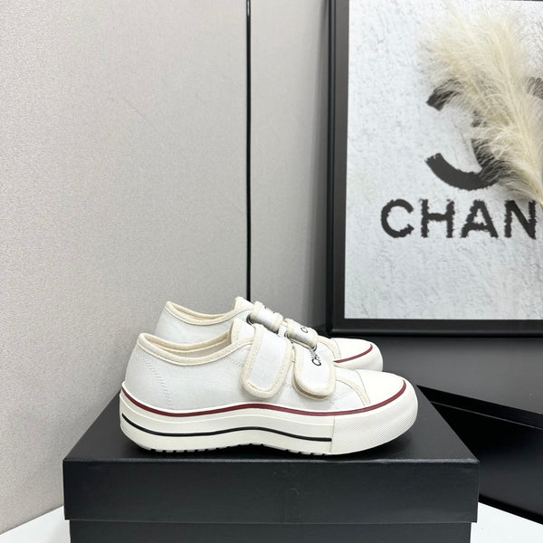 CC Sport Sneakers White Red Black Fabric 145659