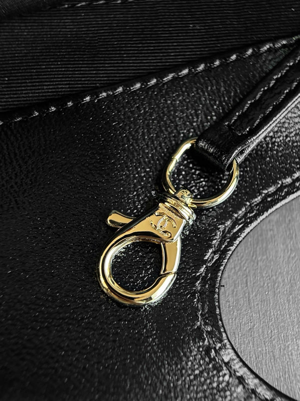 Chanel 26M Mini 31 Shopping Bag 32cm Black Spotted Pony Hair & Lambskin