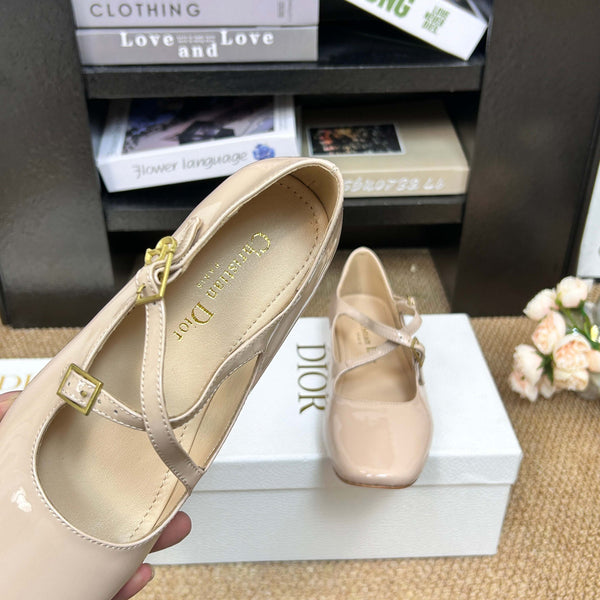 CD 2026 Ballet Flats Custom Patent Leather 157545