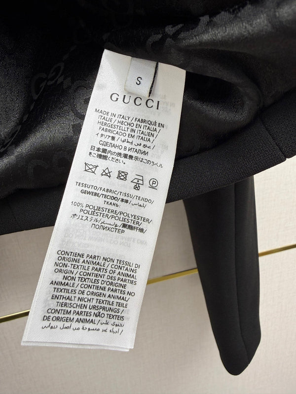 GG 26S Crepe Jacket Double G Buttons Polyester 437650