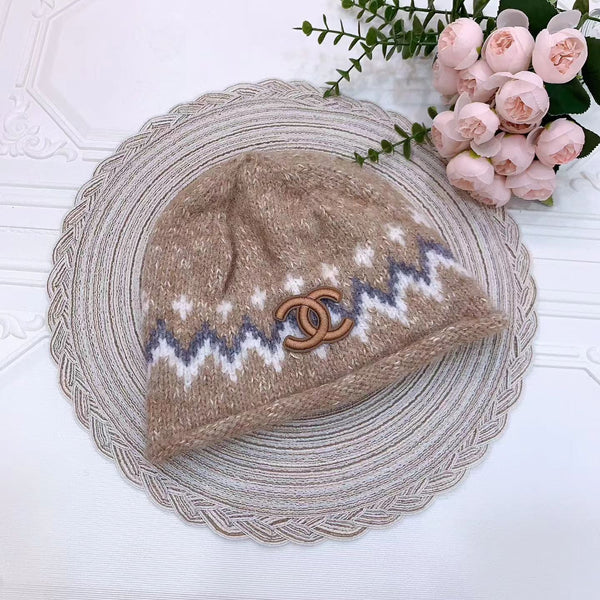 CC 26FW Double C Logo Knit Beanie Multicolor 518016