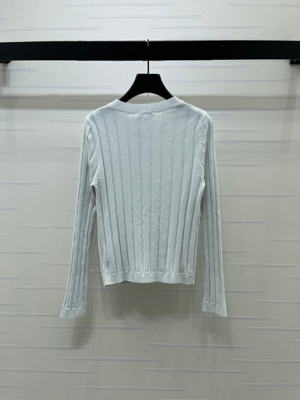 CC 22P Ribbed-Knit Vest Wool 439822