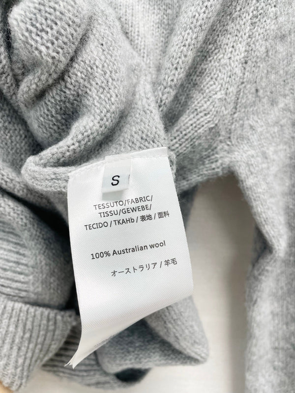 Miu 26FW Cropped Logo Sweater Wool 440339
