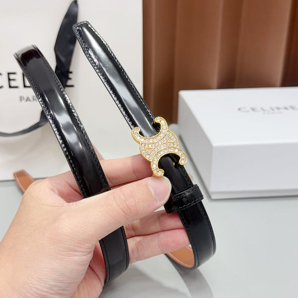 CE 26FW 1.8cm Belt Calfskin Leather 219151