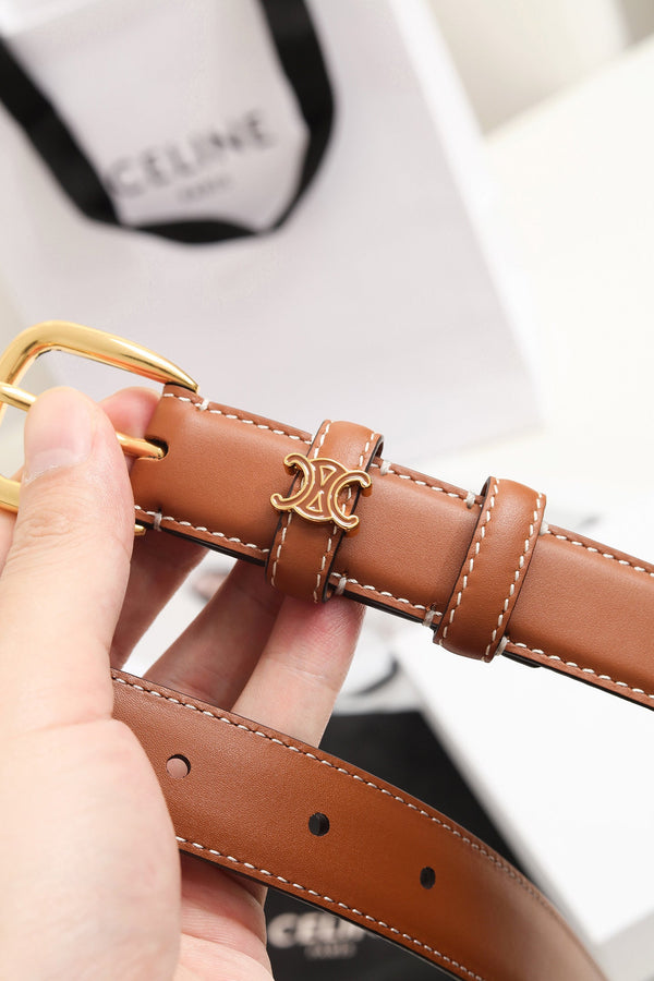 CE 26FW Vivienne Belt 25mm Leather 219233
