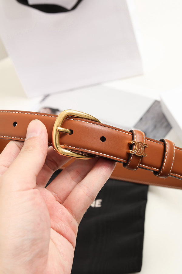 CE 26FW Vivienne Belt 25mm Leather 219233