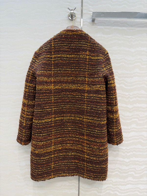 LP 26FW Tweed Coat and Wide-Leg Trousers Set Multicolor Wool Tweed 441007