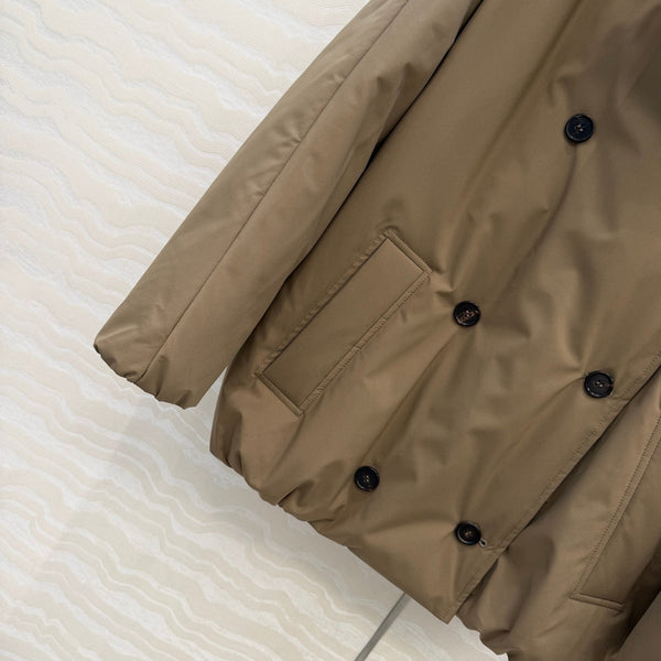 BC 26FW Shearling-Collar Down Jacket Polyester 440963