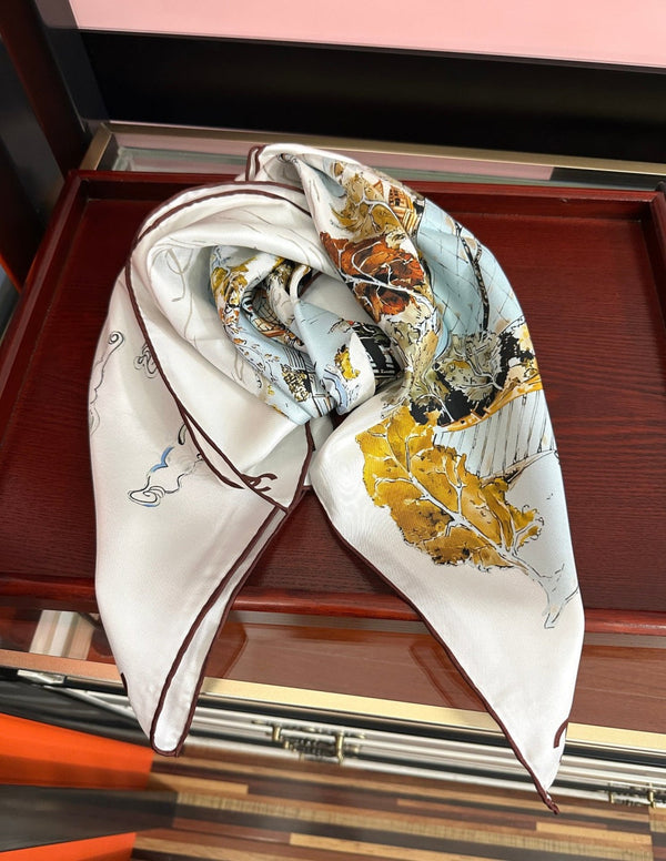 CC Scarf 90x90 Twill Silk 550756