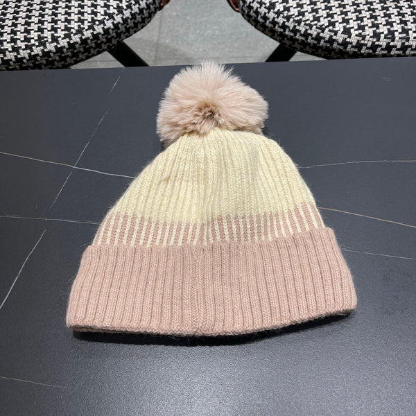 CD 26FW Color-Block Knit Beanie Knitted Wool 551991