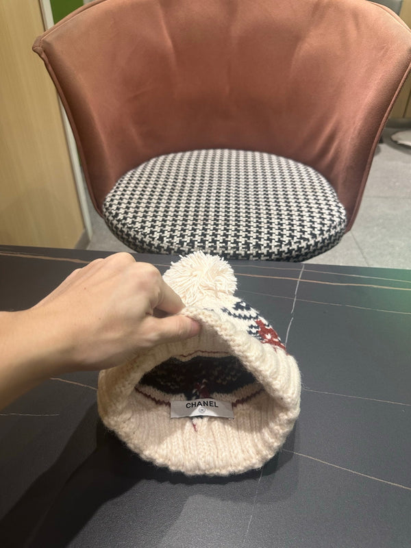 CC 26FW Color-Block Knit Beanie Wool 551952