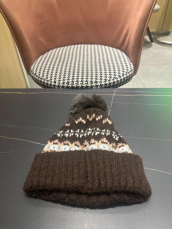 CC 26FW Print Knit Beanie Wool 551922