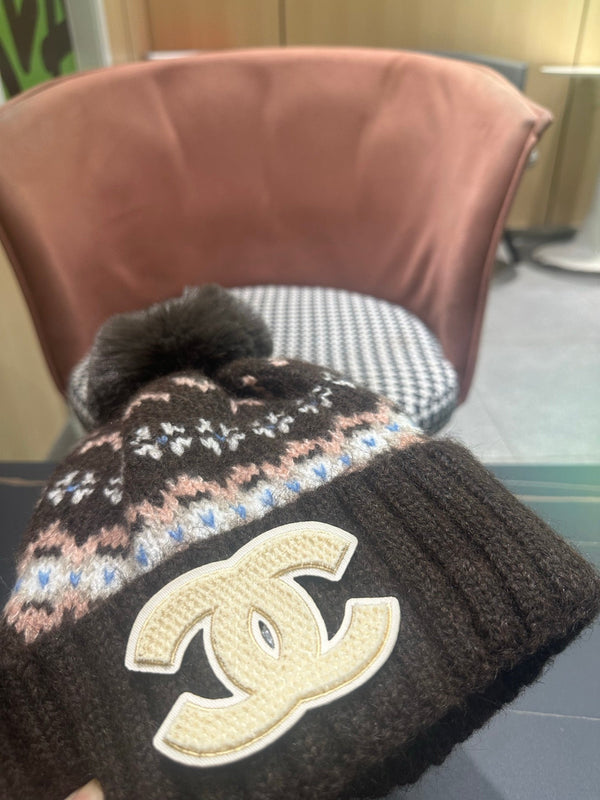 CC 26FW Print Knit Beanie Wool 551922