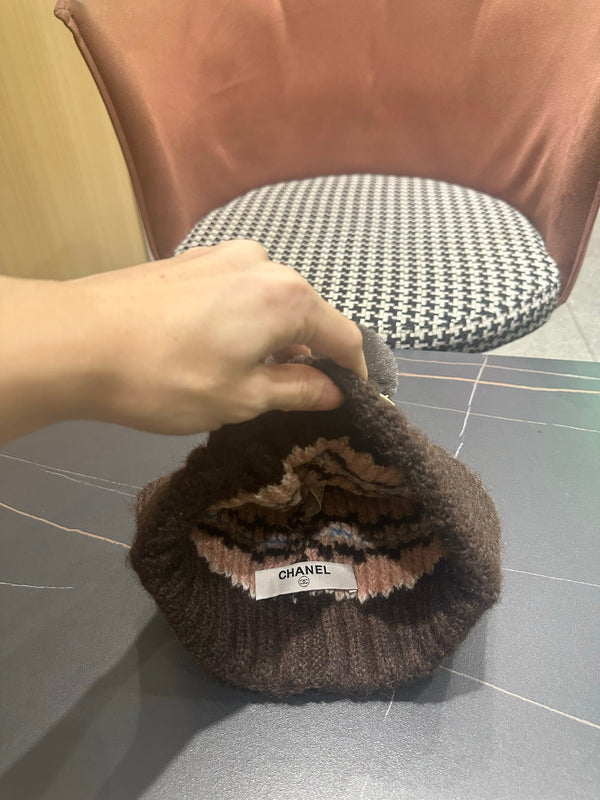 CC 26FW Print Knit Beanie Wool 551922