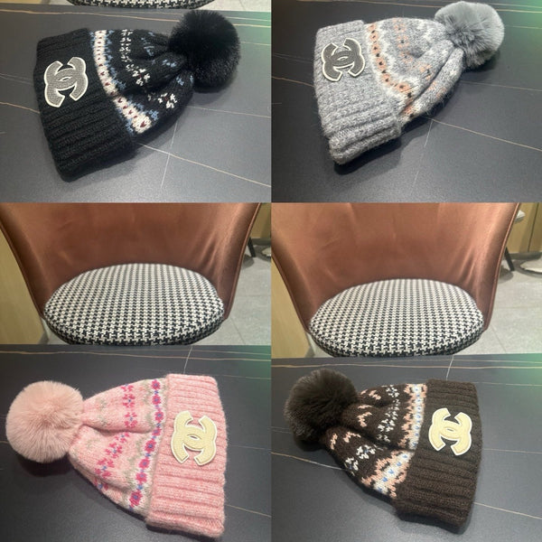 CC 26FW Print Knit Beanie Wool 551922