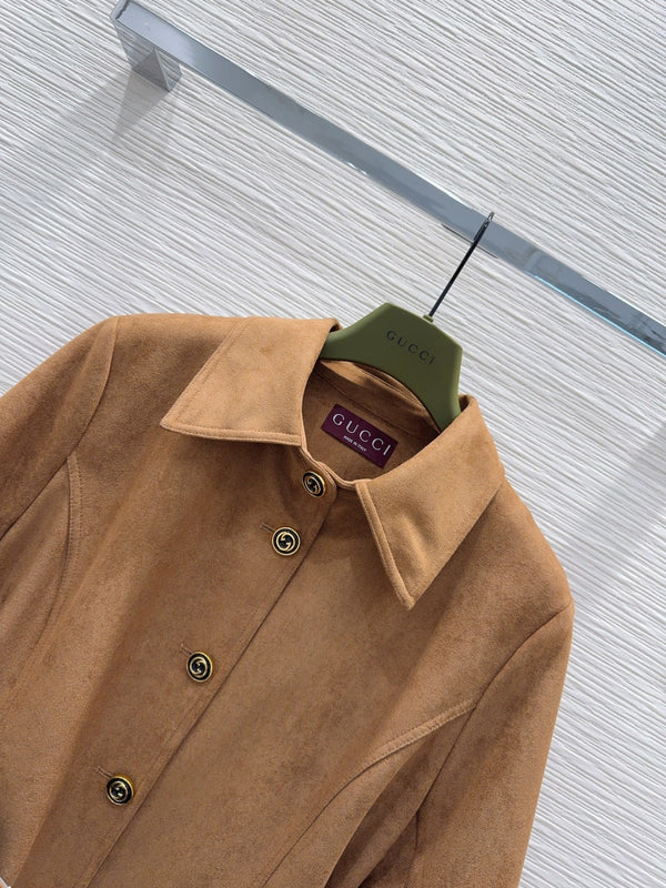 GG 26FW Belted Utility Jacket Horsebit Detail Buckle Polyester 447578