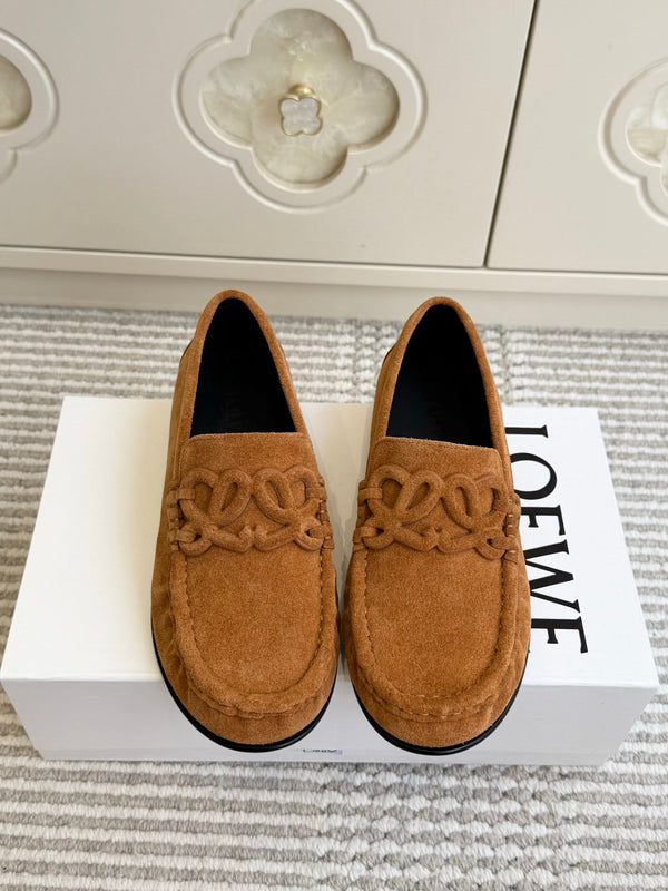 LW 26FW Double L Loafers Suede Leather 193312