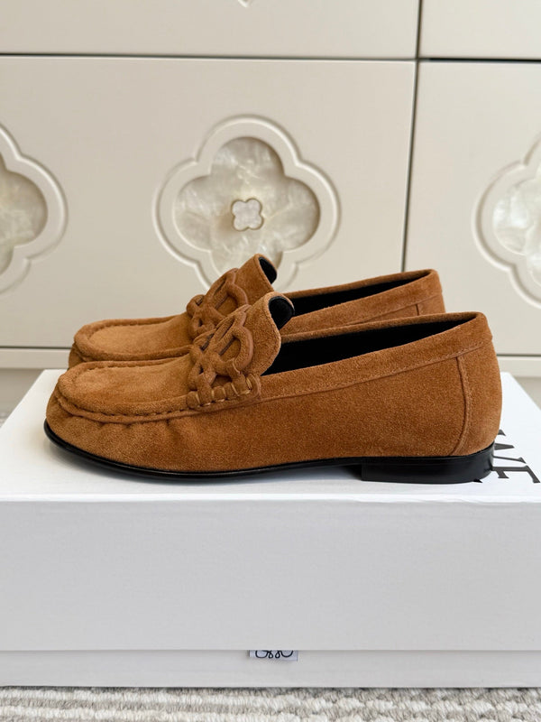 LW 26FW Double L Loafers Suede Leather 193312