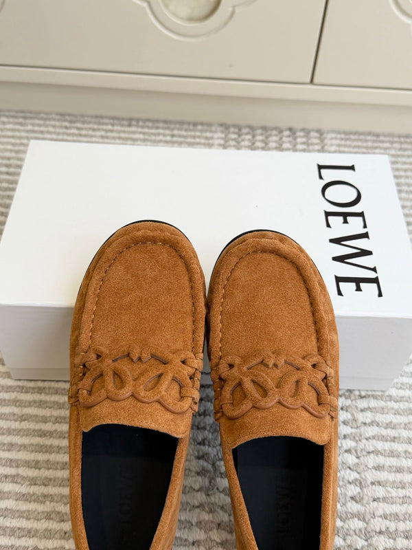 LW 26FW Double L Loafers Suede Leather 193312