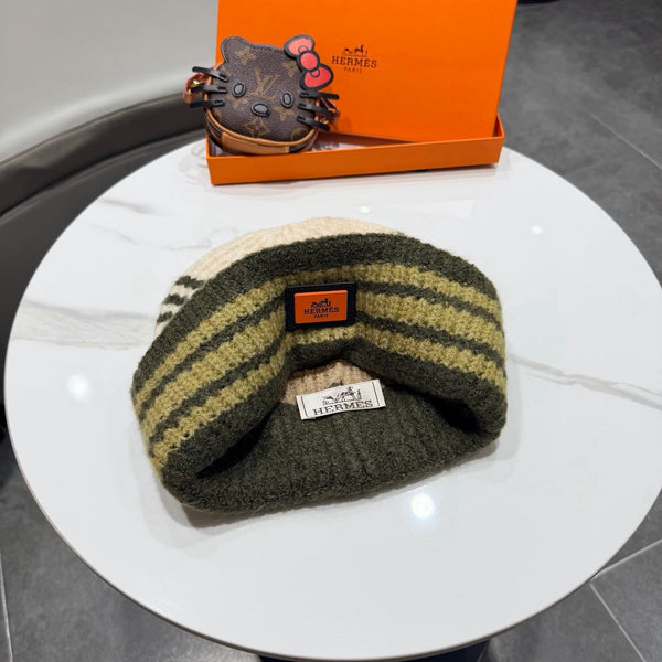 HM Hat Striped Knit Beanie 477434