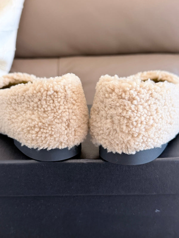 CC 26ss Ballet Flats Shearling 194750