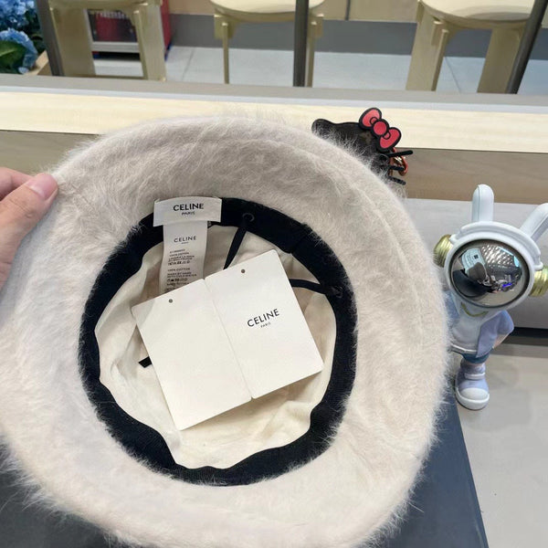 CE 26FW Bucket Hat Rabbit Fur 563669