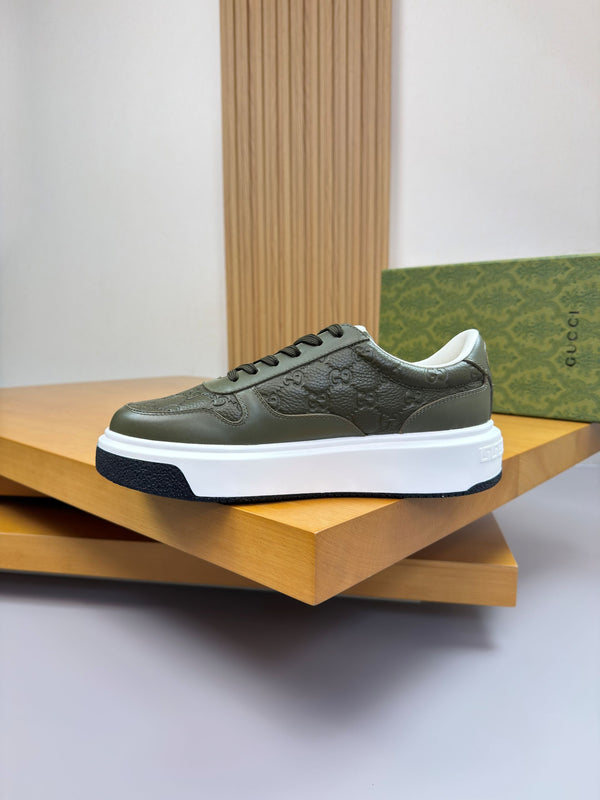 GG SNEAKER GREEN NAPPA LEATHER 194569