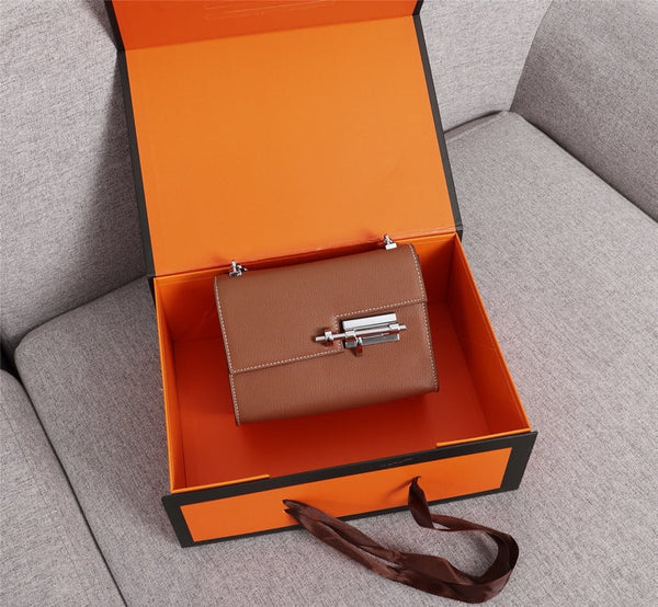 HM VERROU MINI BAG 17 RUSSET CALFSELL