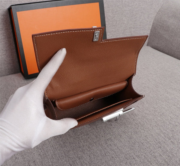 HM VERROU MINI BAG 17 RUSSET CALFSELL