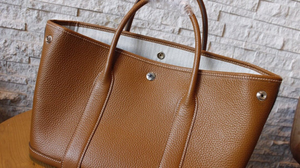 HM GARDEN PARTY 30 RUSSET CALFSKIN