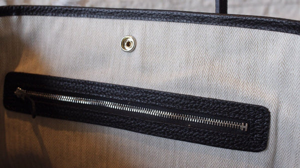 HM GARDEN PARTY 31 PELLE DI VITELLO NERA