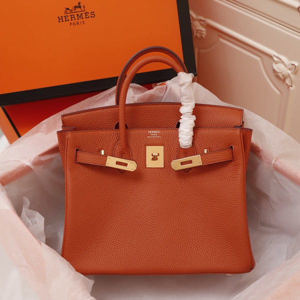 BORSA BIRKIN HM 30 FIRE TOGO GOLD HARDWARE