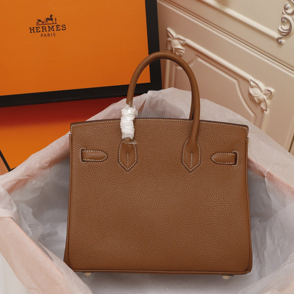 BORSA HM BIRKIN 35 MARRONE TOGO ORO HARDWARE