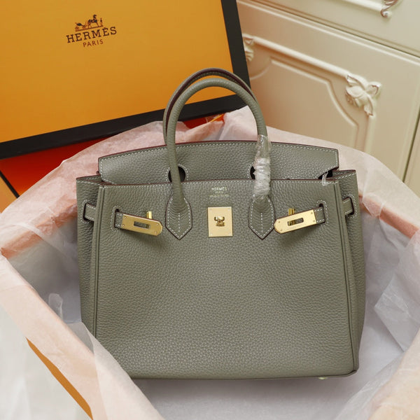 BORSA HM BIRKIN 35 OLIVA TOGO GOLD HARDWARE