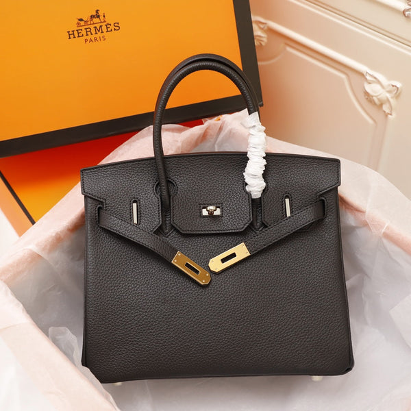 BORSA HM BIRKIN 30 NERO TOGO ORO HARDWARE