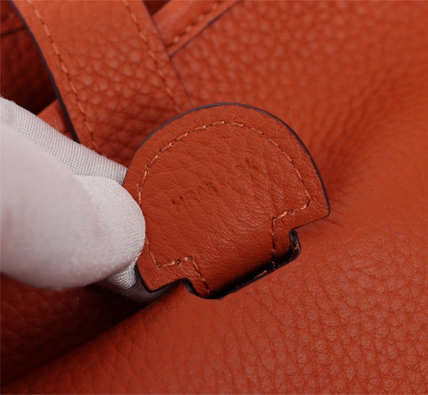 HM EVELYNE BAG 28 RED ORANGE TOGO