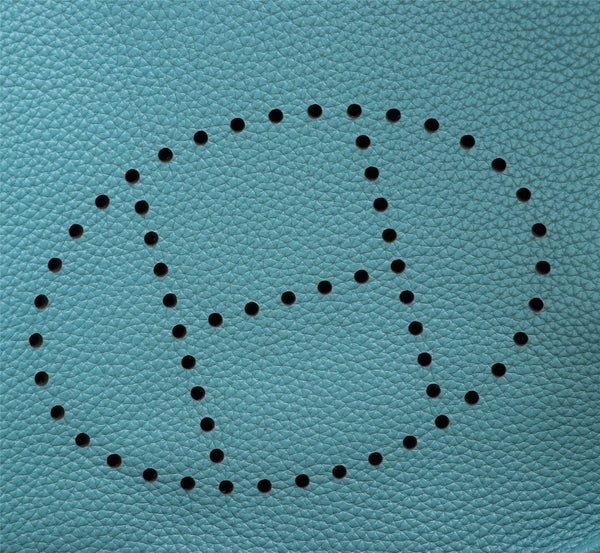 HM EVELYNE BAG 28 SAPPHIRE TOGO