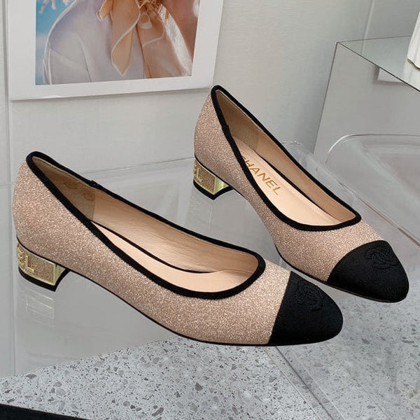 CC 2026 Pumps 30mm Glitter Fabric 162123