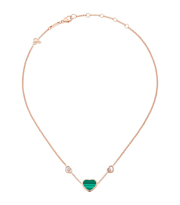 HAPPY HEART NECKLACE 3 MOTIFS