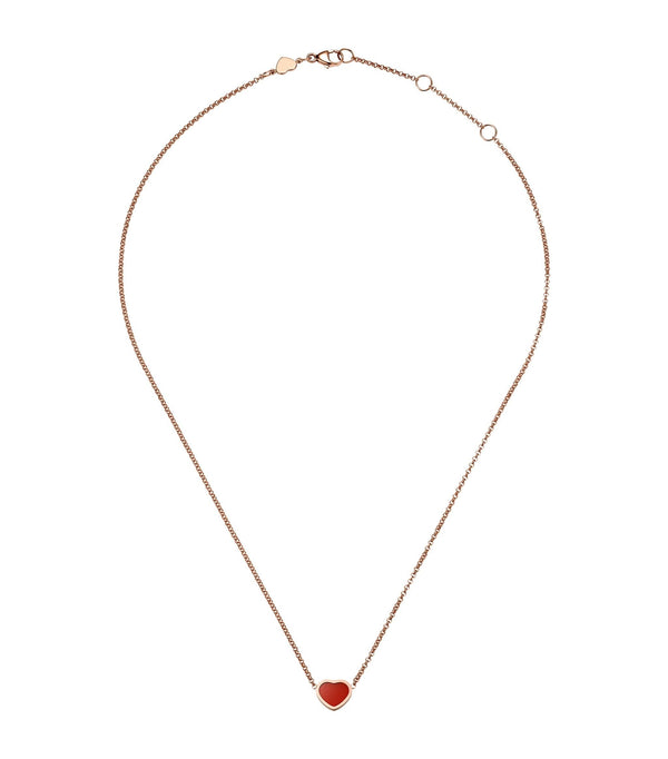 HEART PEDANT CARNELIAN NECKLACE