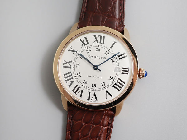 RONDE SOLO DE CARTIE 42MM ORO ROSA QUADRANTE BIANCO
