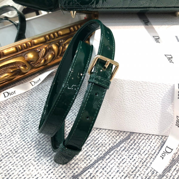 media lady 24 blu verde vitello verniciato