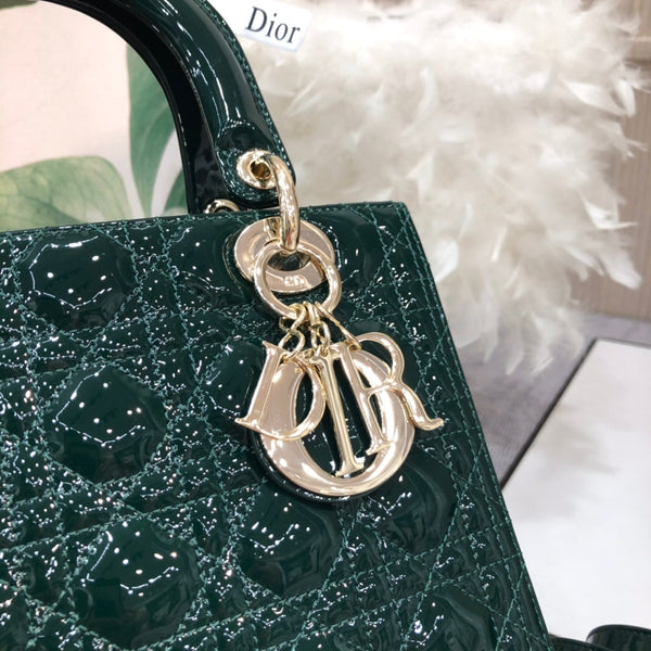 media lady 24 blu verde vitello verniciato