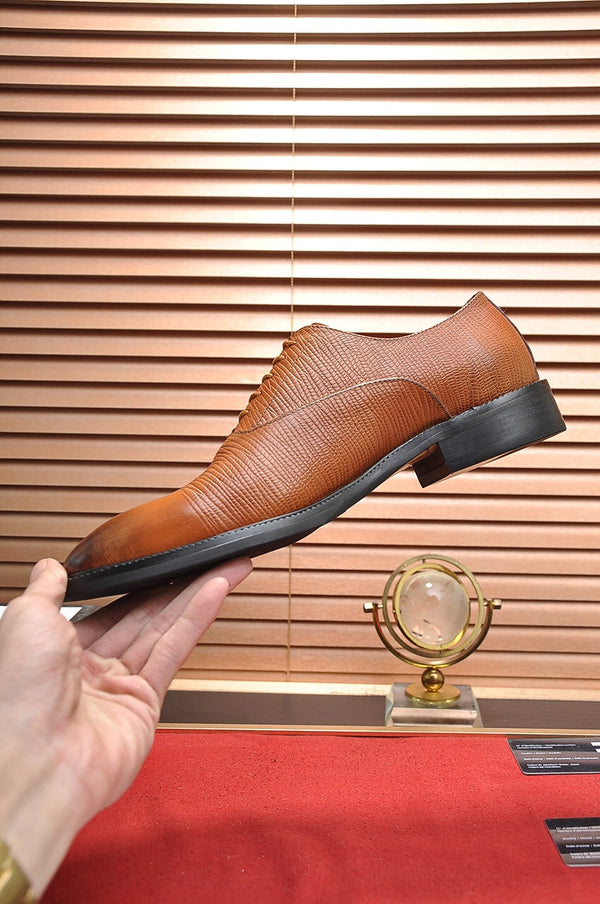 GG Men's Dress Shoe Brown Cowhide 499525