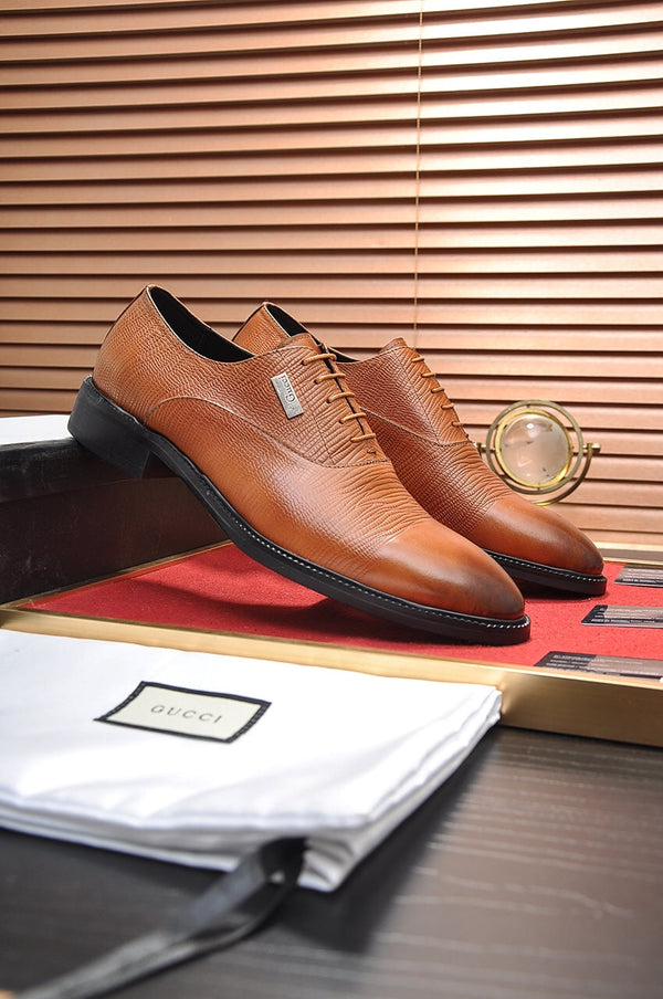 GG Men's Dress Shoe Brown Cowhide 499525