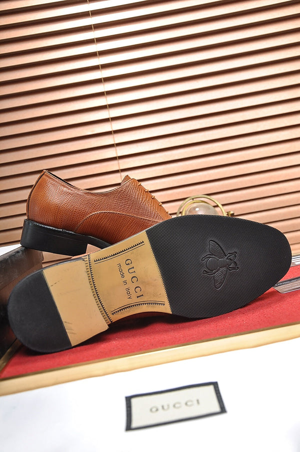 GG Men's Dress Shoe Brown Cowhide 499525